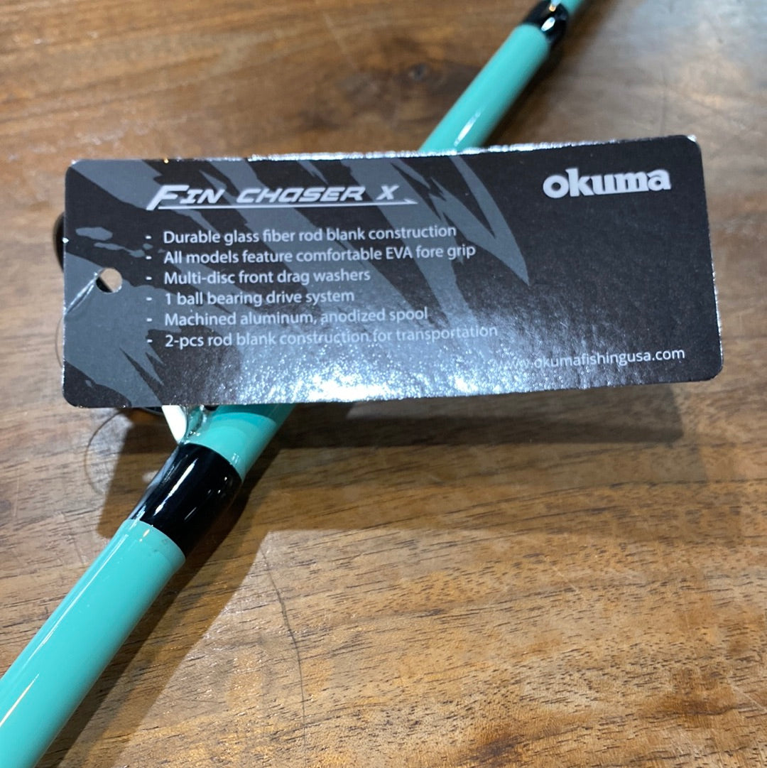 Okuma Fin Chaser Spinning Combo (seafoam)