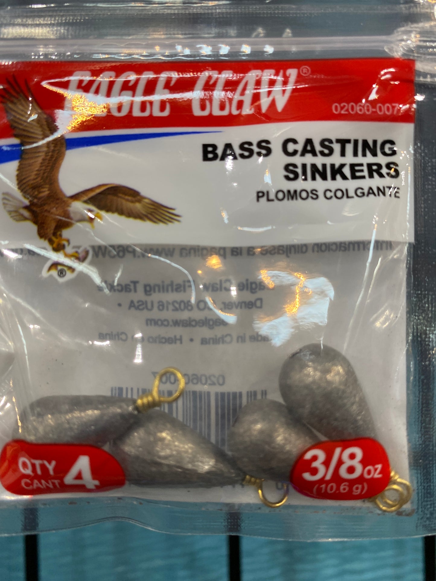 Eagle Claw Bass Casting Sinkers