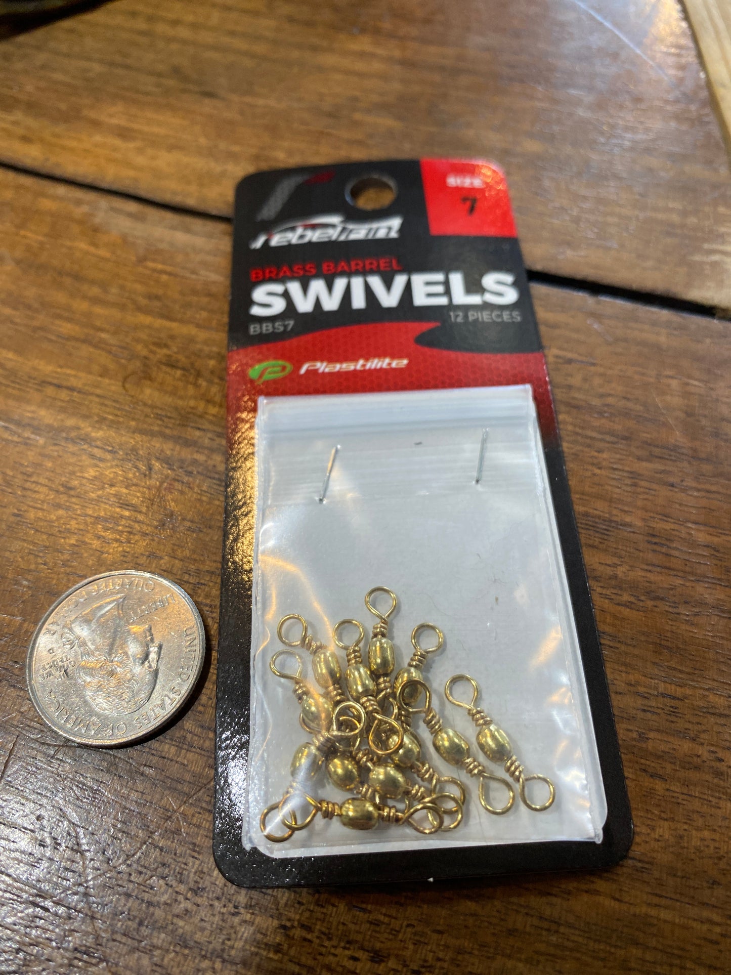 RF Brass Barrel Swivels