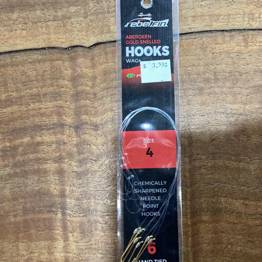 RebelFin Snelled Hooks