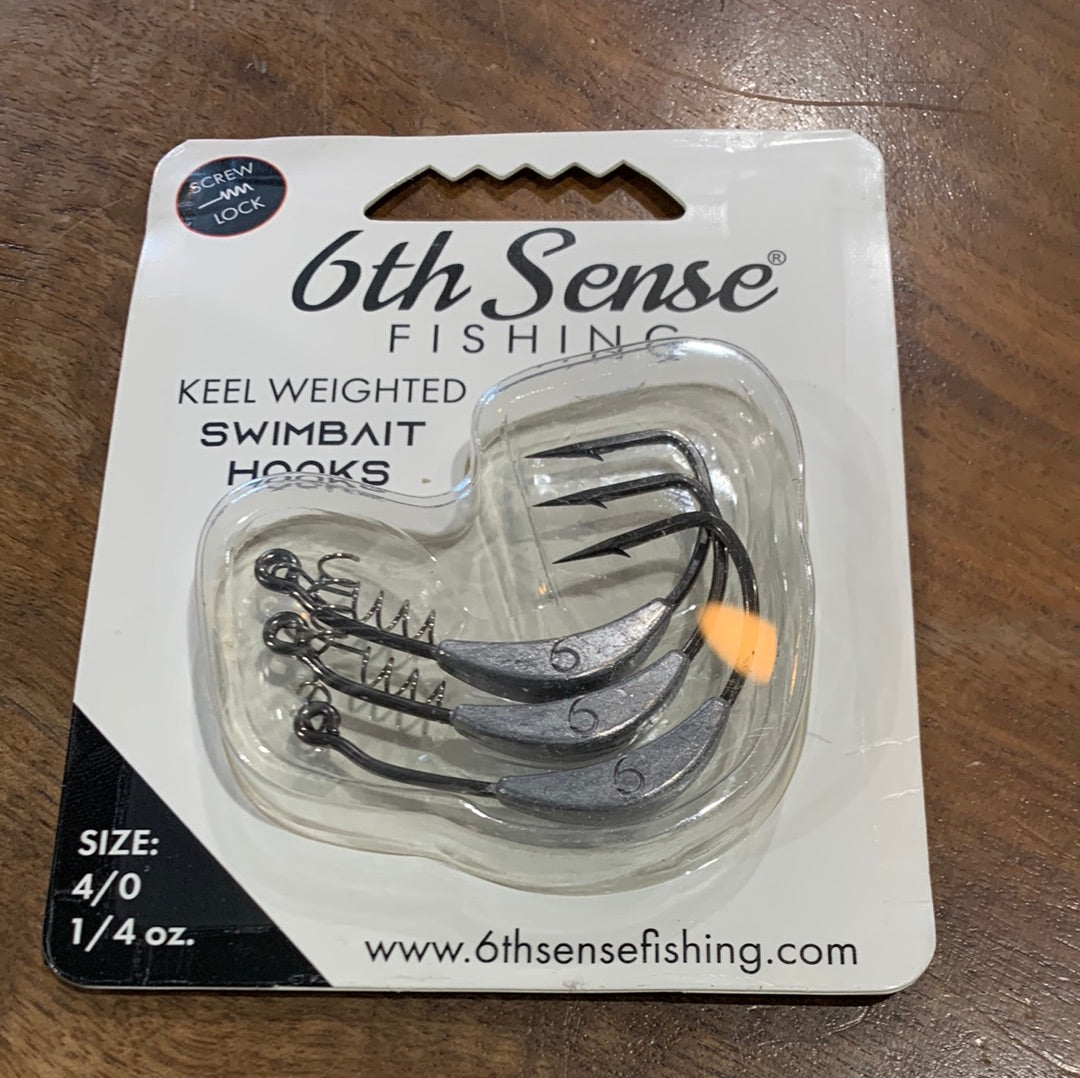 6th sense keel weighted hook