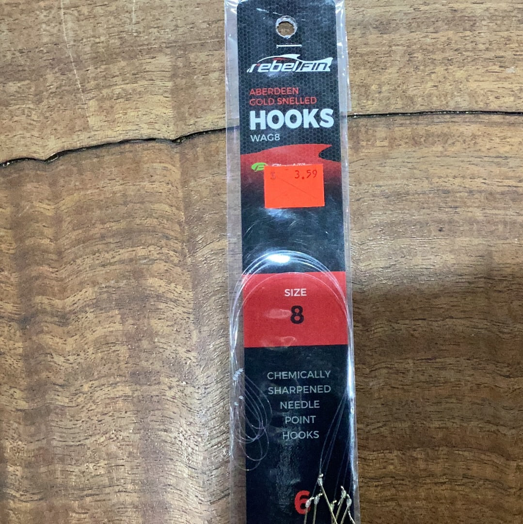 RebelFin Snelled Hooks