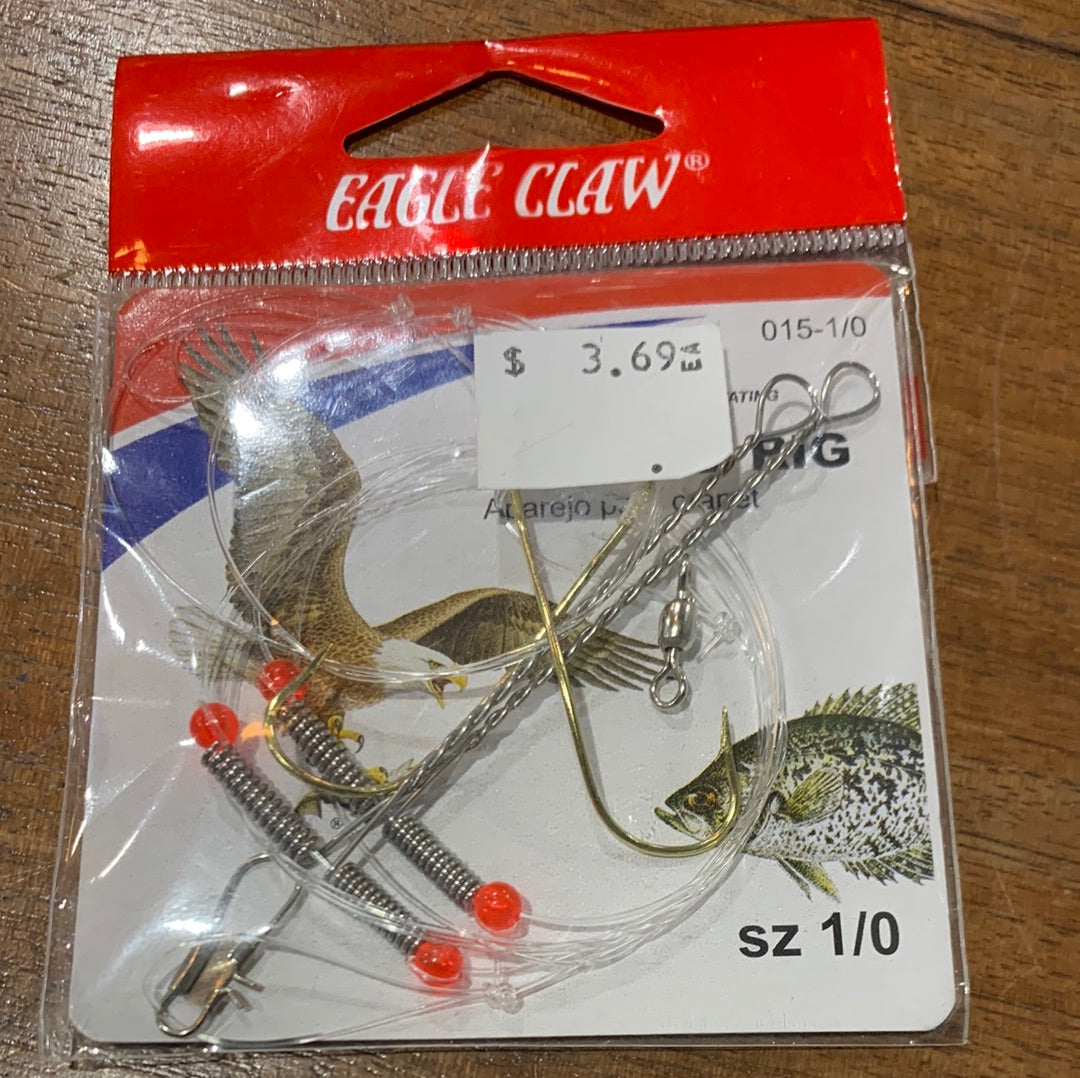Eagle claw crappie rig