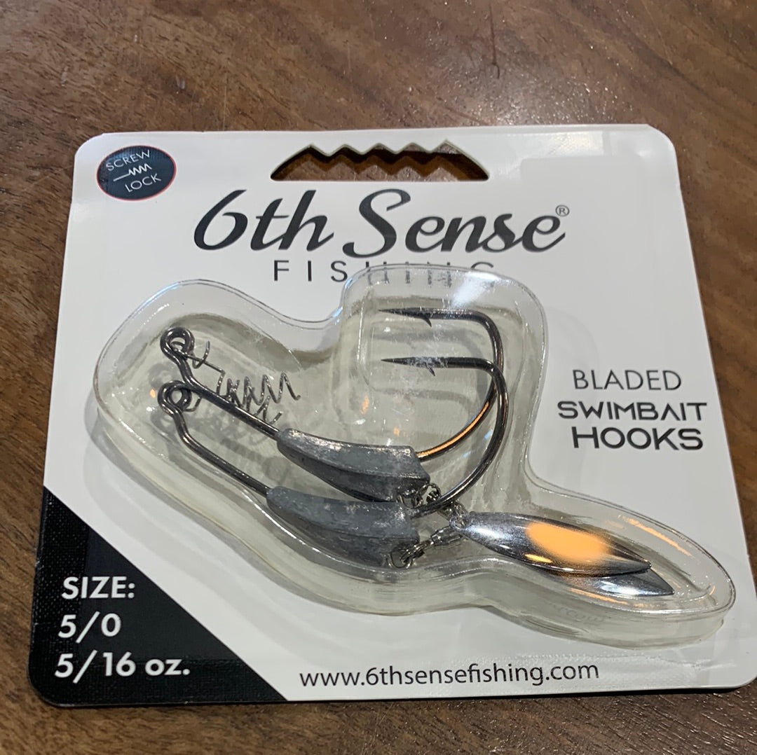 6th sense bladed keel weighted hook
