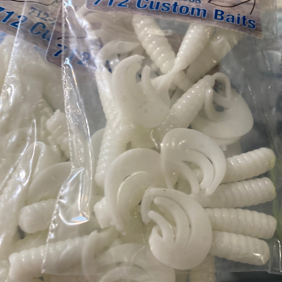 712 Custom Baits Triple Tail Grubs