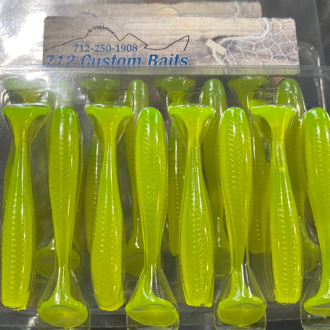 712 Custom Baits Paddle Tails