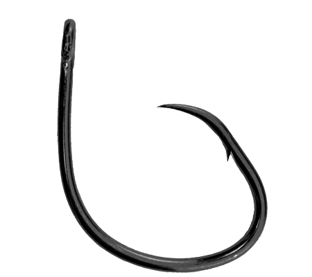 Boss Kat Circle Hook Black Nickle Size 8/0 9ct