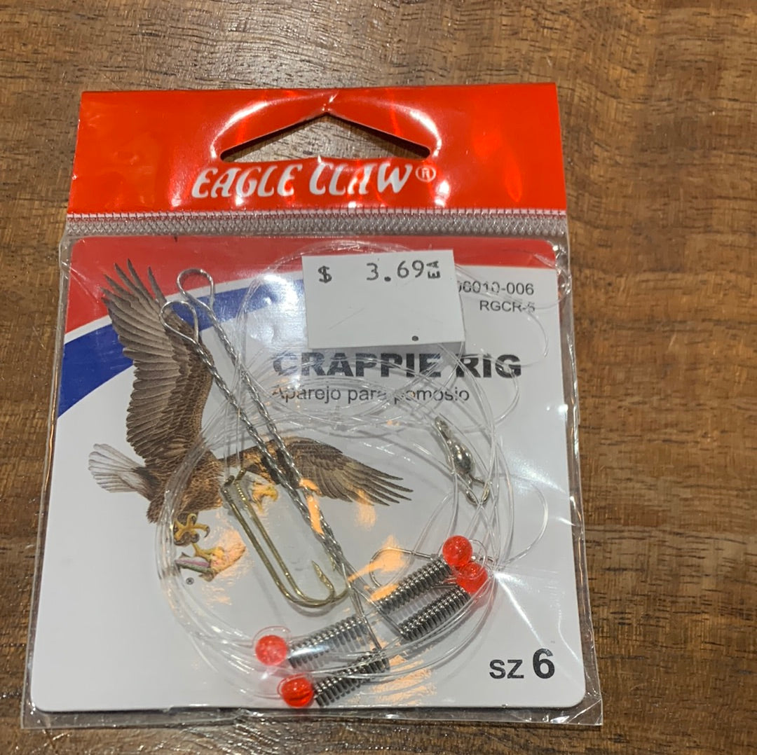 Eagle claw crappie rig