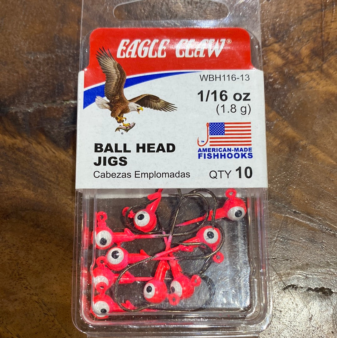Eagle Claw Ball Head Jigs