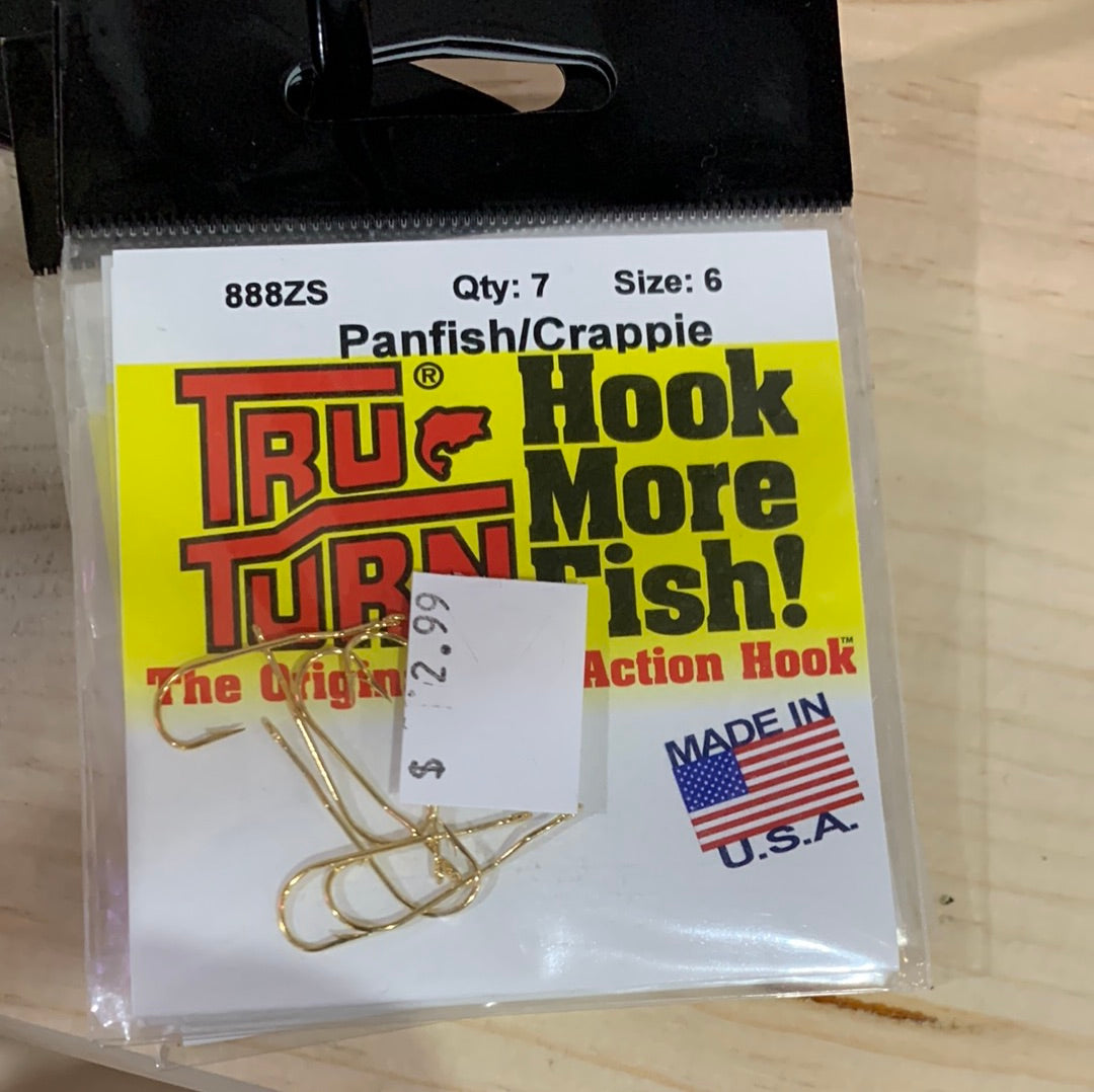 Tru-Turn Panfish/Crappie Gold Hooks