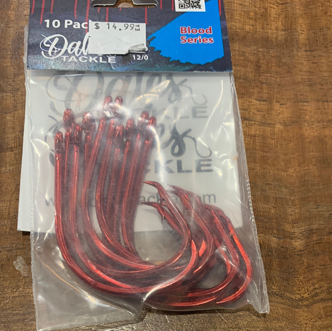 Dales Tackle Blood Hooks