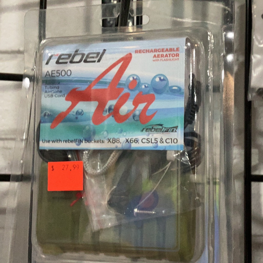 RebelFin Recharcheable Aerator w/stone