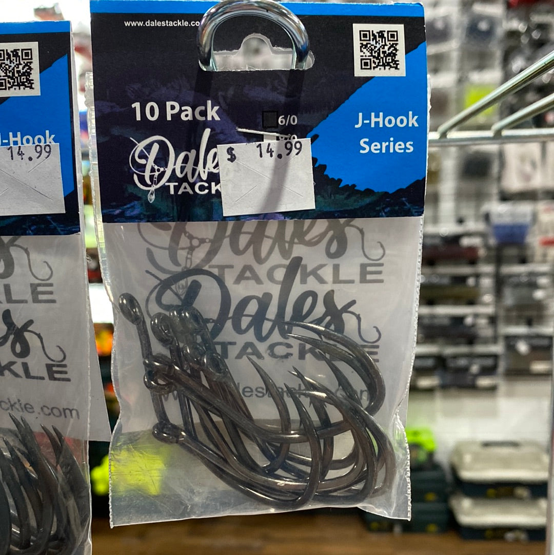 Dales Tackle J hooks