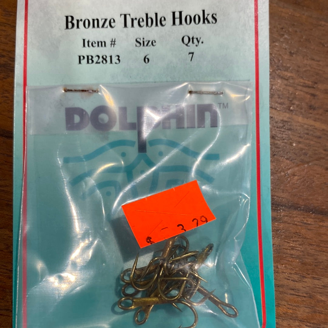 Dolphin Treble Hooks