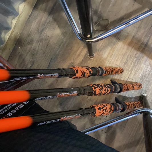 Whisker seeker hog seeker orange spinning