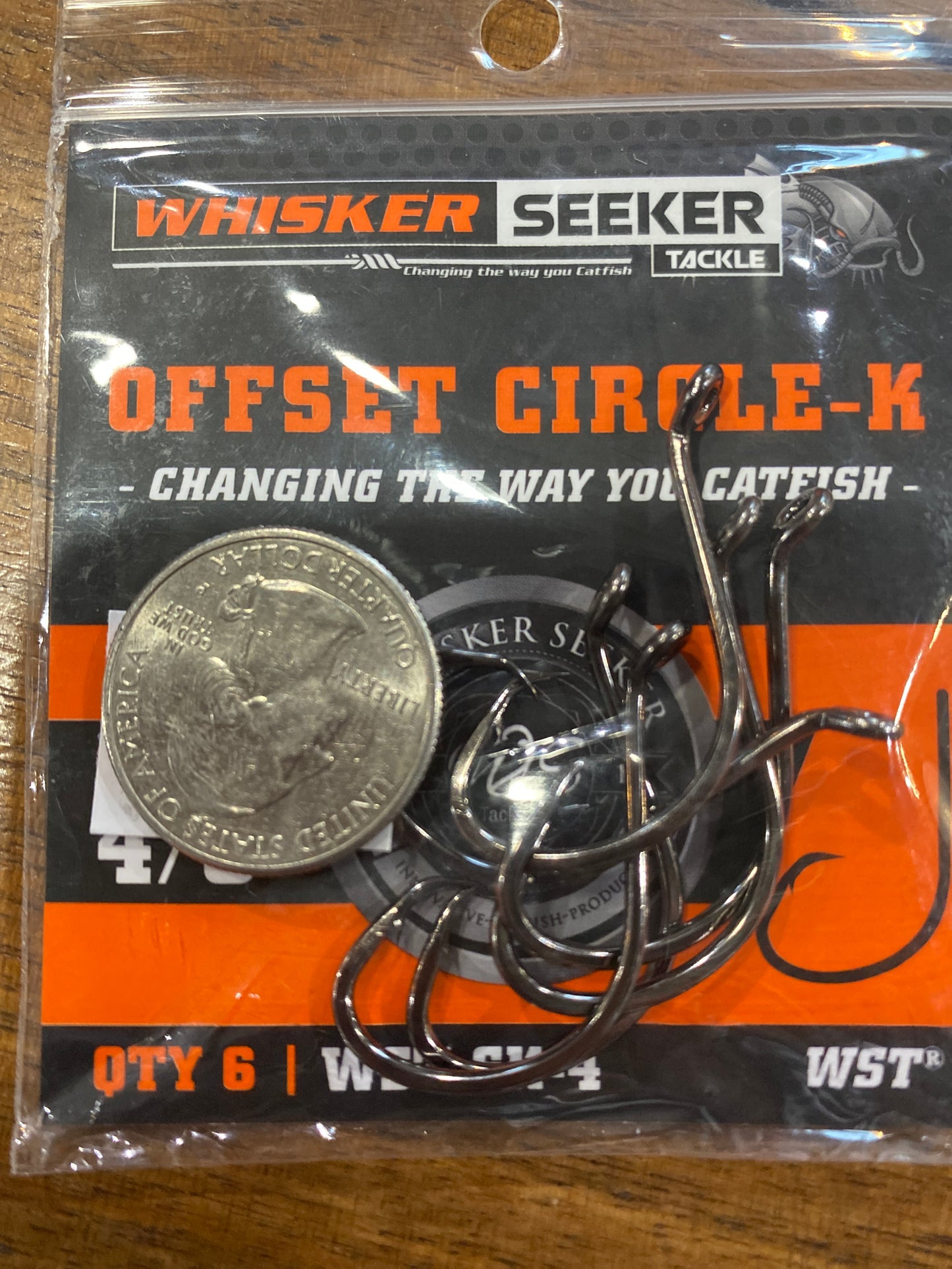 Catfish Wide Gap Circle Hooks | Offset Circle-K Hooks