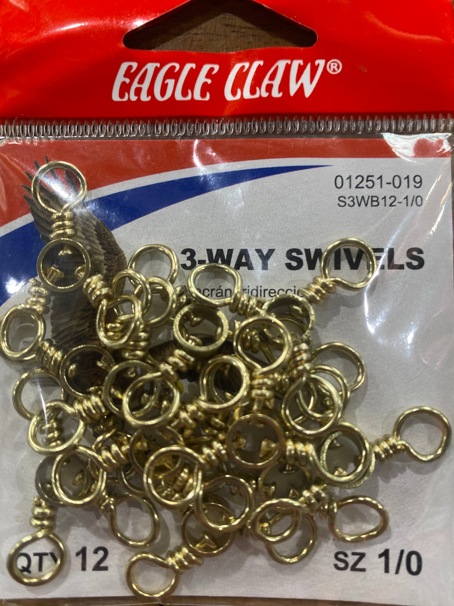 Eagle Claw Three way swivels