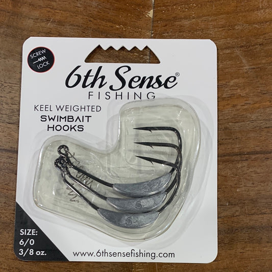 6th sense keel weighted hook