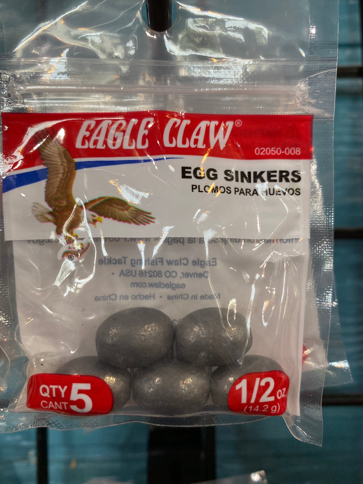 Eagle Claw Egg Sinkers