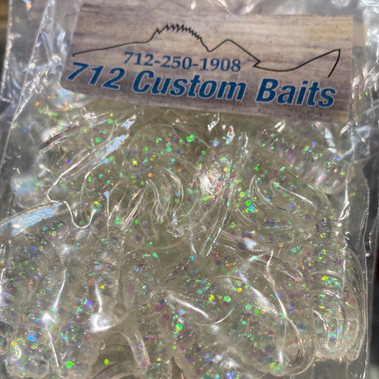 712 Custom Baits Triple Tail Grubs