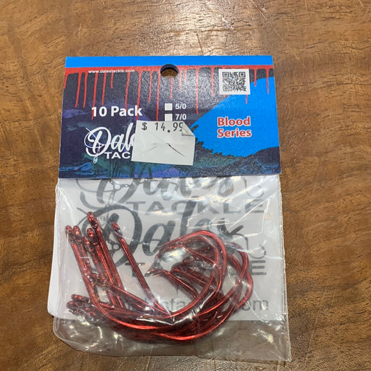 Dales Tackle Blood Hooks